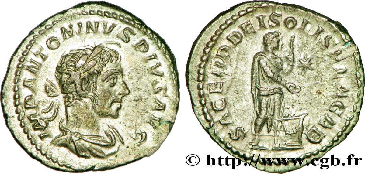 ELAGABALUS Denier MS