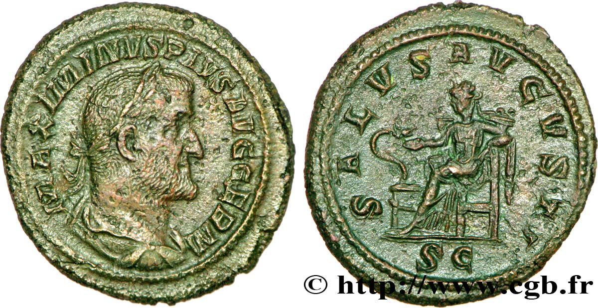 MAXIMINUS I As, (MB, Æ 28) AU