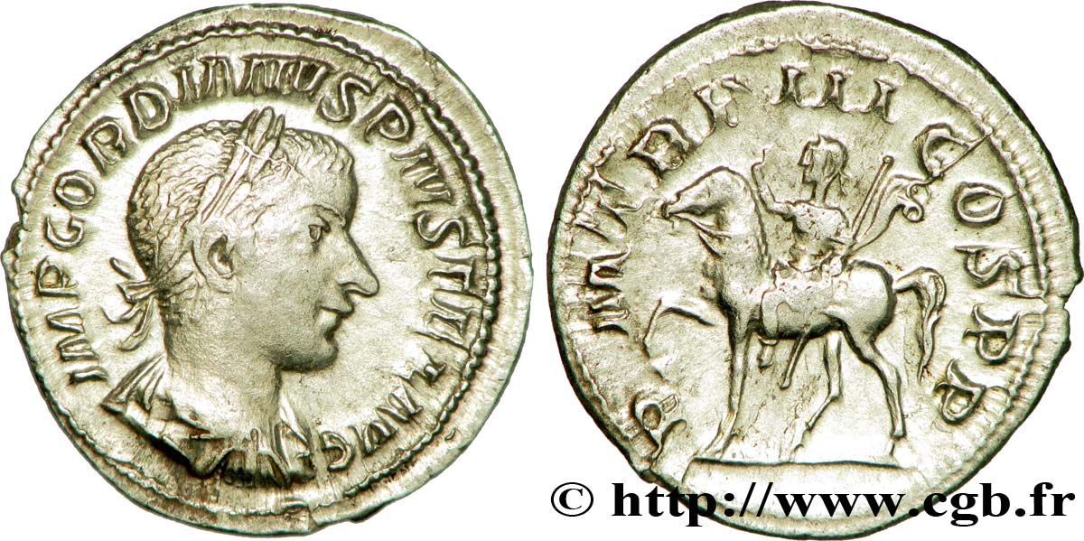 GORDIAN III Denier AU