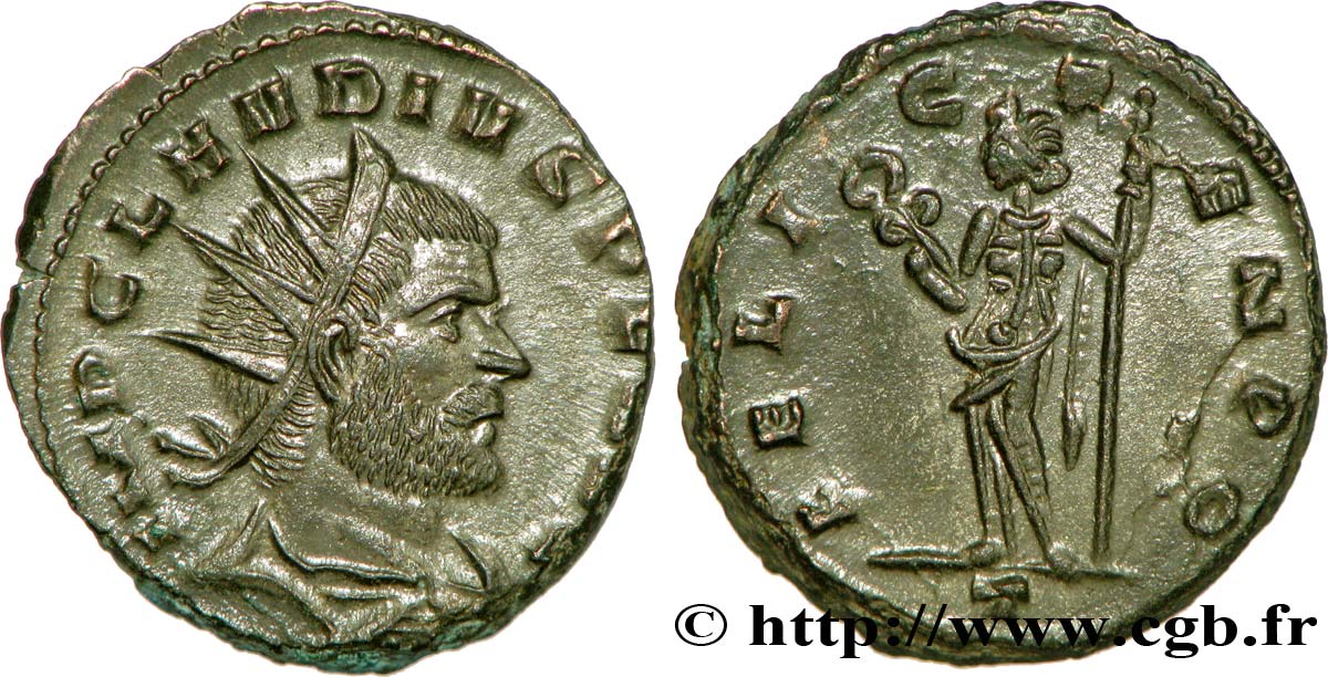 CLAUDIUS II GOTHICUS Antoninien de poids lourd fST
