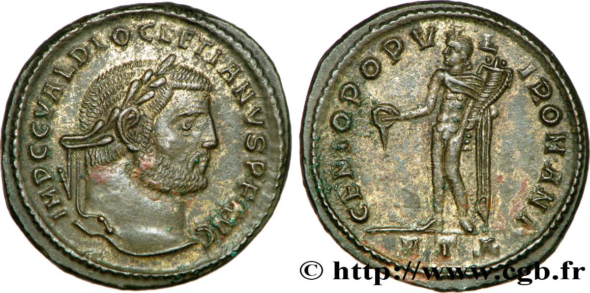 DIOCLETIANUS Follis ou nummus VZ