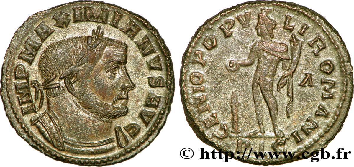 MASSIMIANO ERCOLE Follis ou nummus MS/AU