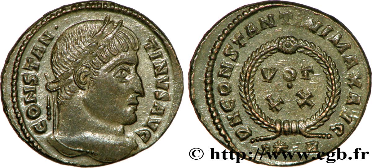 CONSTANTINE I THE GREAT Centenionalis ou nummus MS