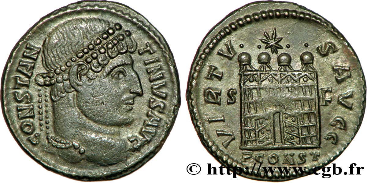 CONSTANTINO I EL MAGNO Centenionalis ou nummus EBC