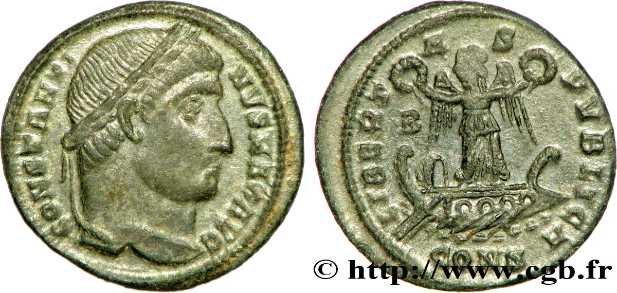 CONSTANTINE I THE GREAT Centenionalis ou nummus AU