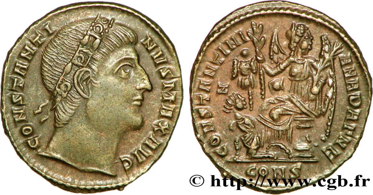 CONSTANTINE I THE GREAT Centenionalis ou nummus MS