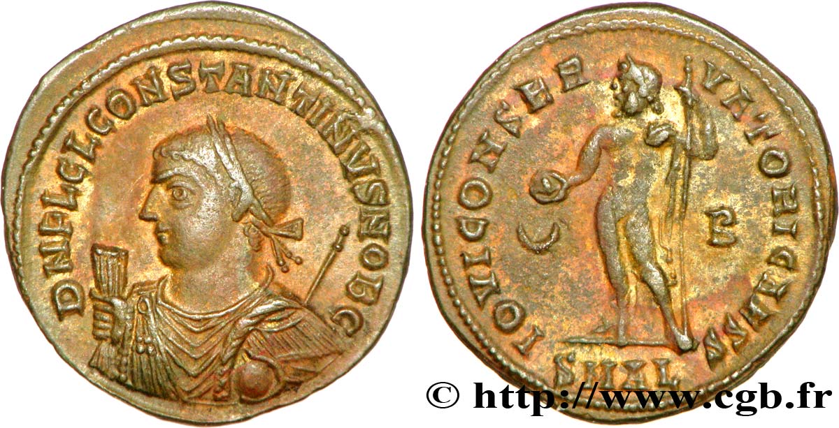 CONSTANTINO II Centenionalis ou nummus EBC