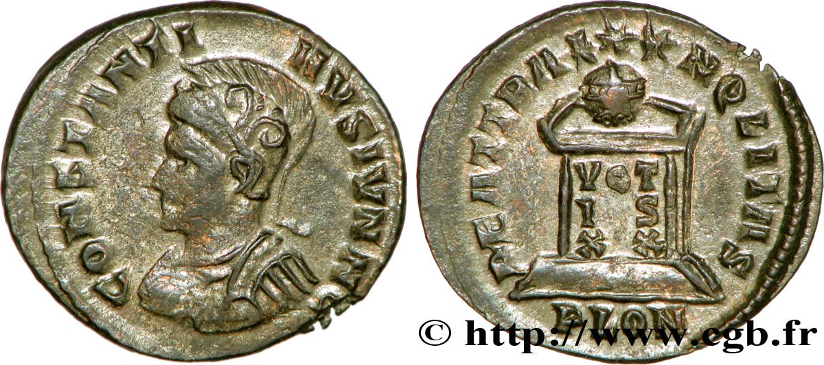 CONSTANTINE II Centenionalis ou nummus MS