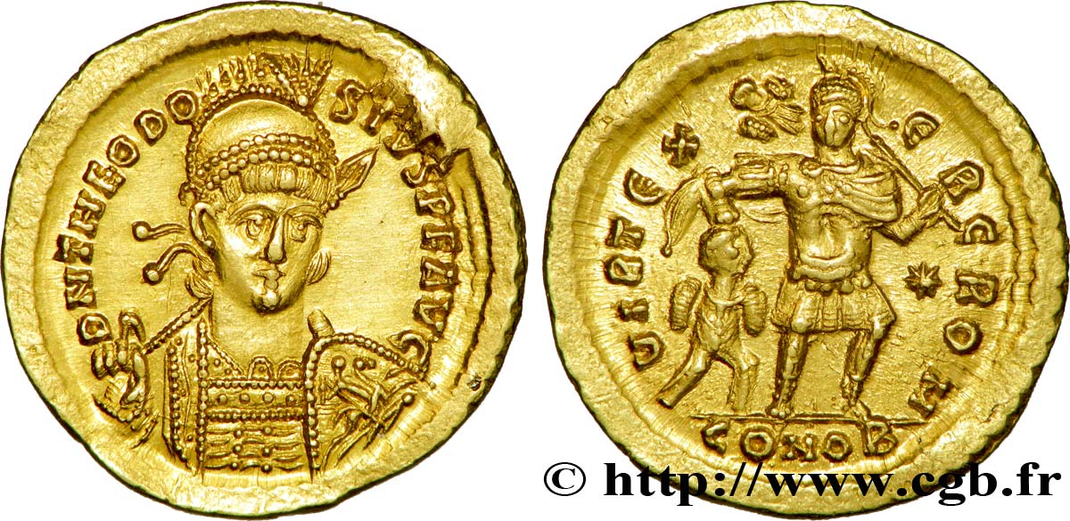 THEODOSIUS II Solidus ST