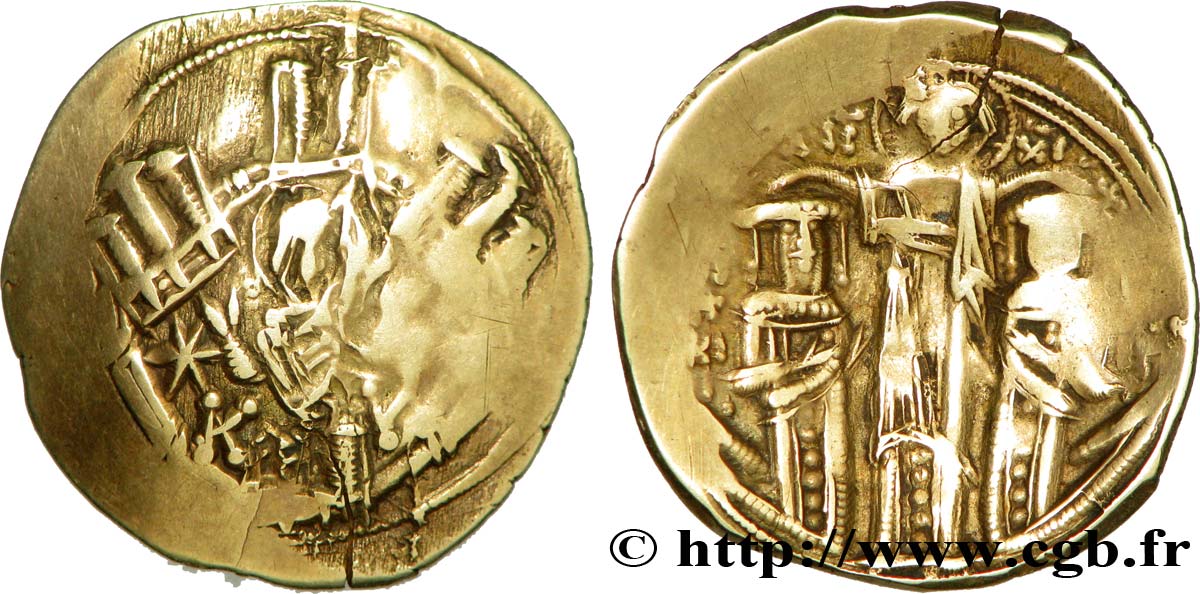 ANDRONICUS II PALÉOLOGUE et MICHEL IX ANDRONICUS II Hyperpère TTB