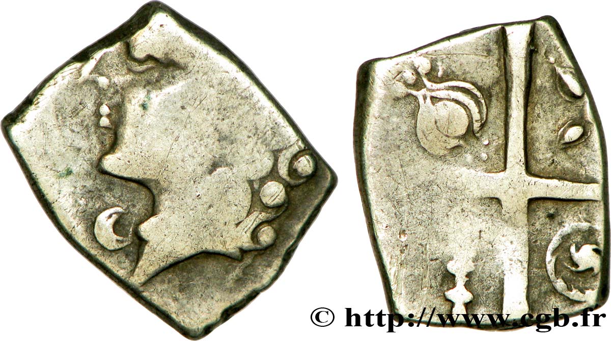 GALLIA - SOUTH WESTERN GAUL - PETROCORES / NITIOBROGES, Unspecified Drachme “au style flamboyant”, S. 145 XF/VF