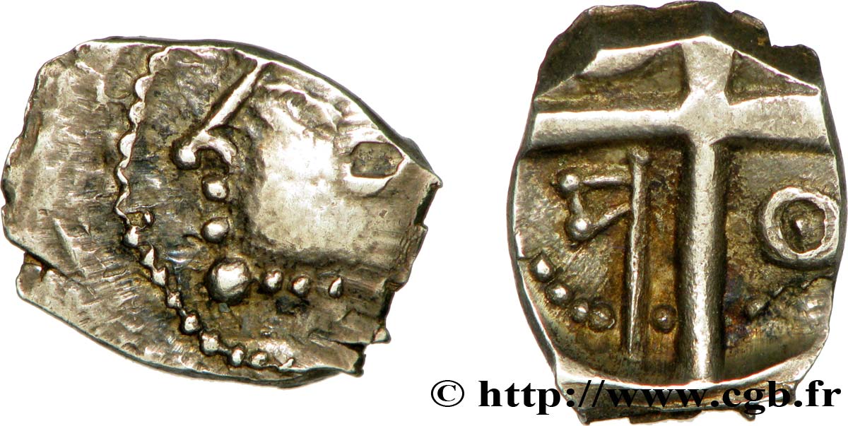 GALLIA SUDOVESTE DELLA GALLIA - PETROCORII (Regione di Perigueux) Drachme  type de Belvès , S. 215 AU