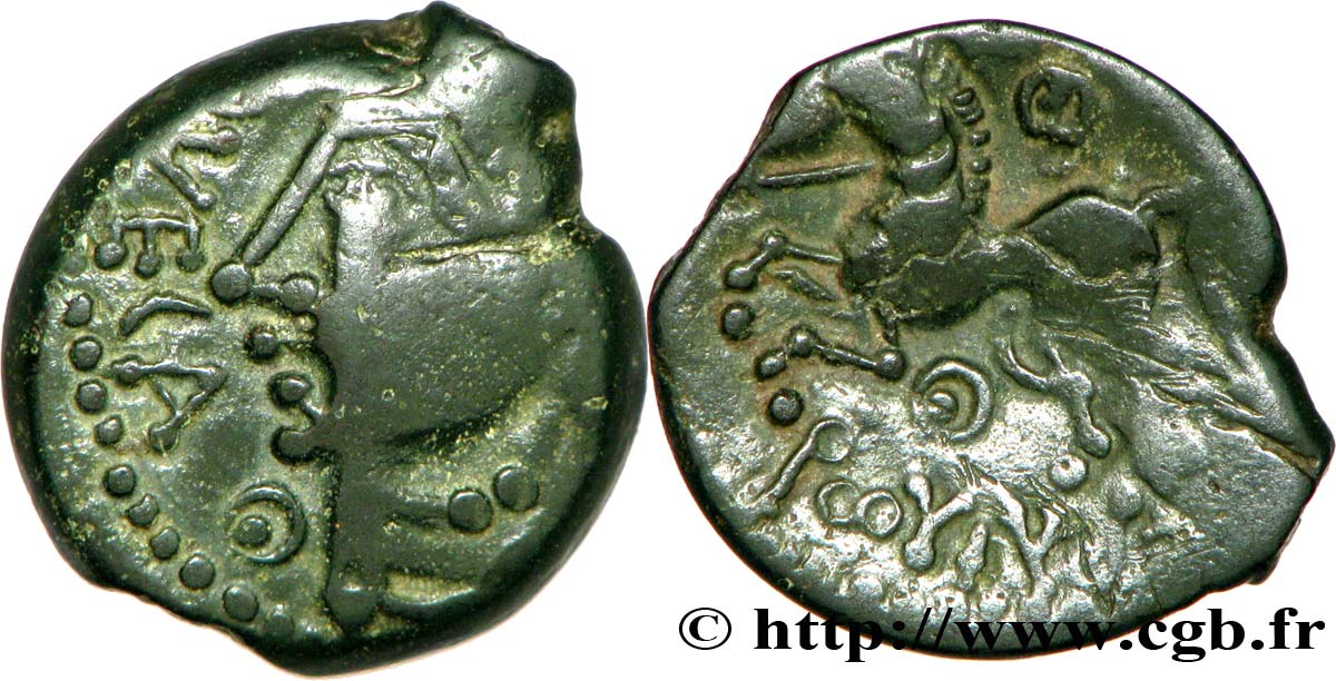 GALLIA BELGICA - MELDI (Regione di Meaux) Bronze ROVECA, classe IIIa AU