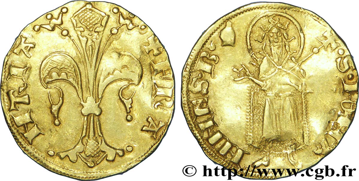 JEAN II LE BON Florin d or c. 1340-1370 Montpellier ou Toulouse TTB/TTB+