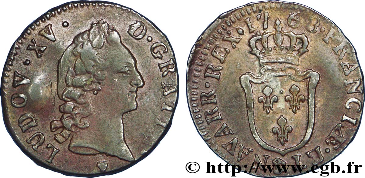 LOUIS XV DIT LE BIEN AIMÉ Demi-sol d Aix 1768 Aix-en-Provence TTB+