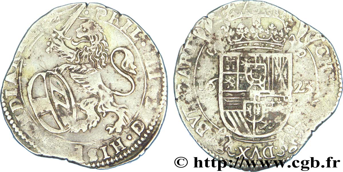 SPANISH LOW COUNTRIES - COUNTY OF ARTOIS - PHILIPPE IV OF SPAIN Escalin SS