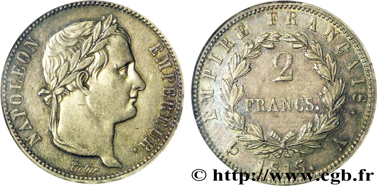 2 francs Cent-Jours 1815 Paris F.256/1 SS 