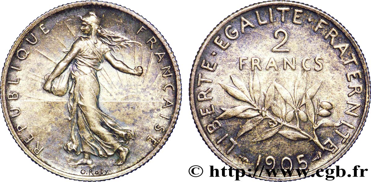 2 francs Semeuse 1905  F.266/9 AU 