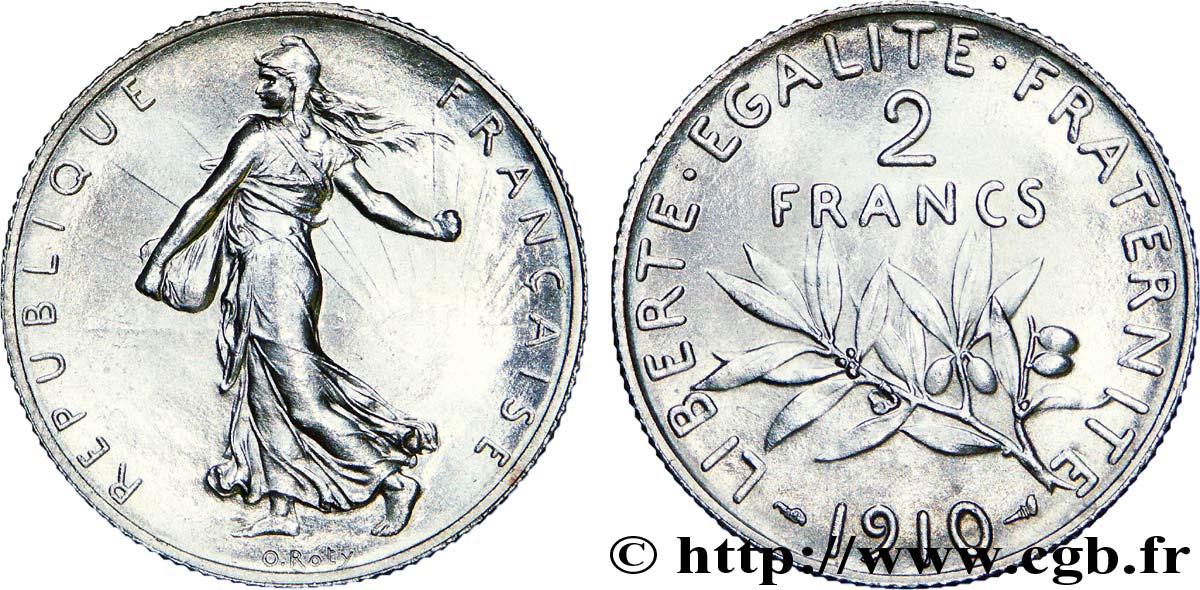 2 francs Semeuse 1910  F.266/12 SUP 