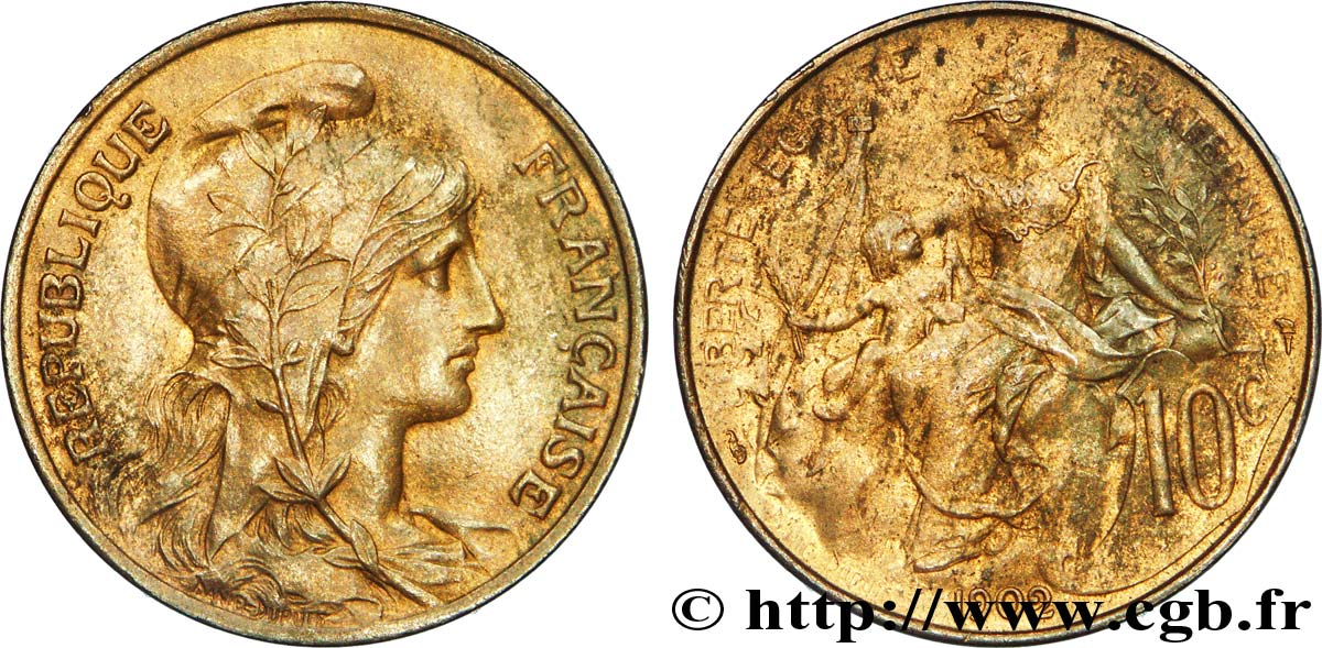 10 centimes Daniel-Dupuis 1902  F.136/11 VZ 