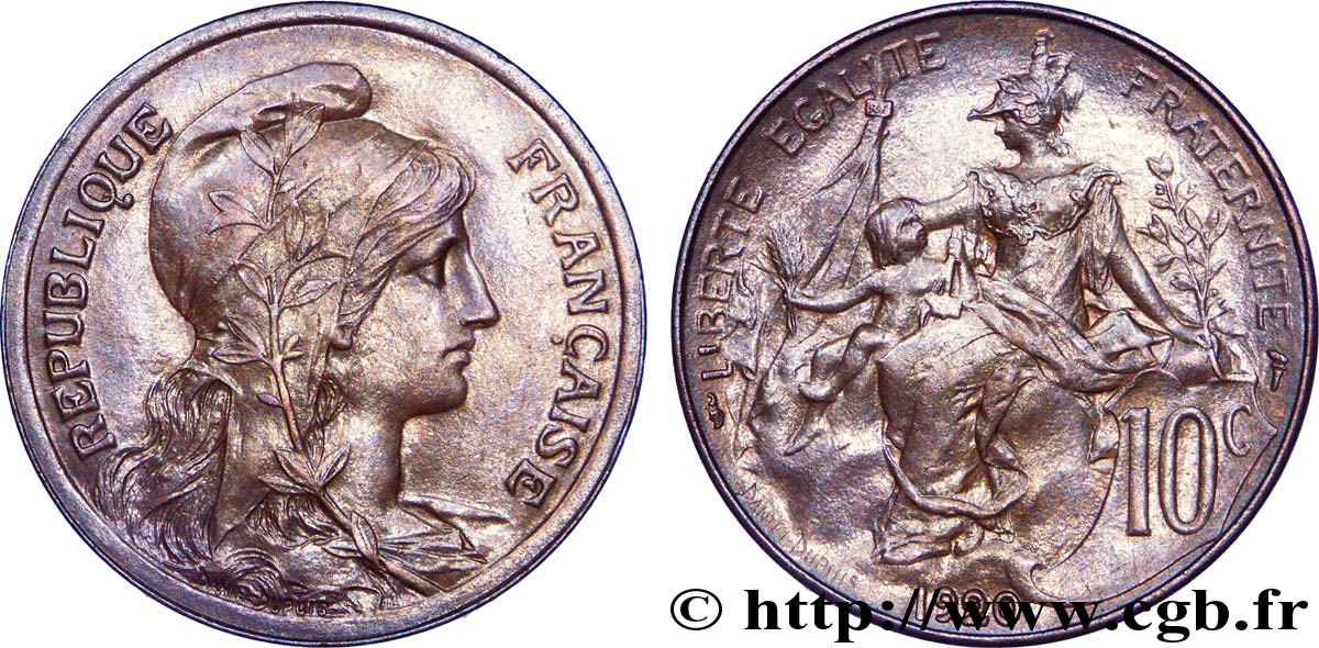10 centimes Daniel-Dupuis 1920  F.136/29 TTB 