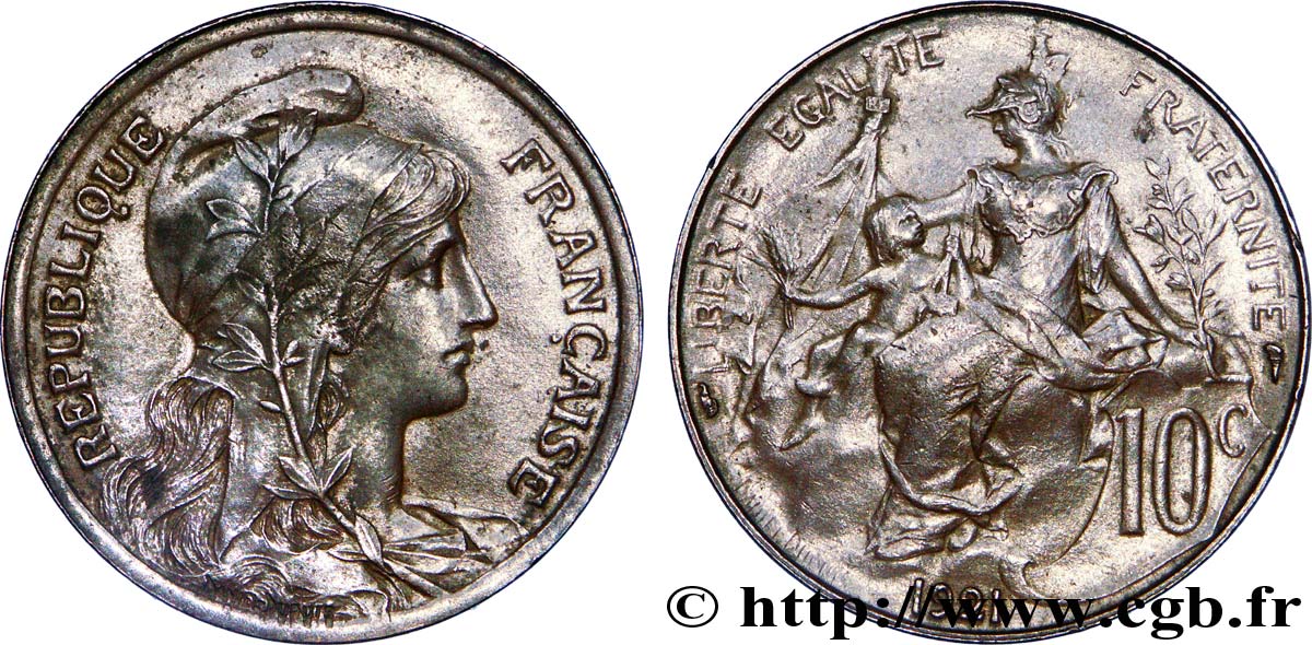 10 centimes Daniel-Dupuis 1921  F.136/30 XF 