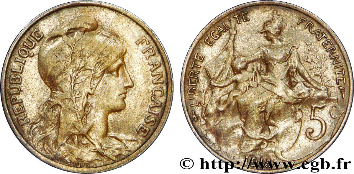 5 centimes Daniel-Dupuis 1915  F.119/27 BB 