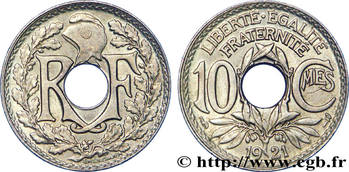 10 centimes Lindauer 1921  F.138/5 EBC 