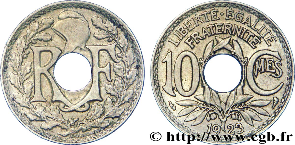 10 centimes Lindauer 1923  F.138/8 XF 