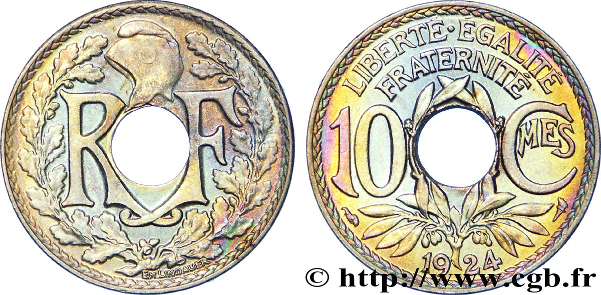 10 centimes Lindauer 1924  F.138/10 SPL 