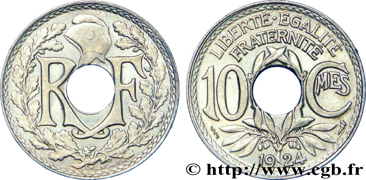 10 centimes Lindauer 1924 Poissy F.138/11 AU 