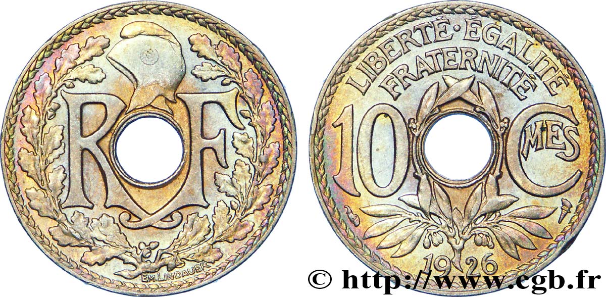 10 centimes Lindauer 1926  F.138/13 XF 