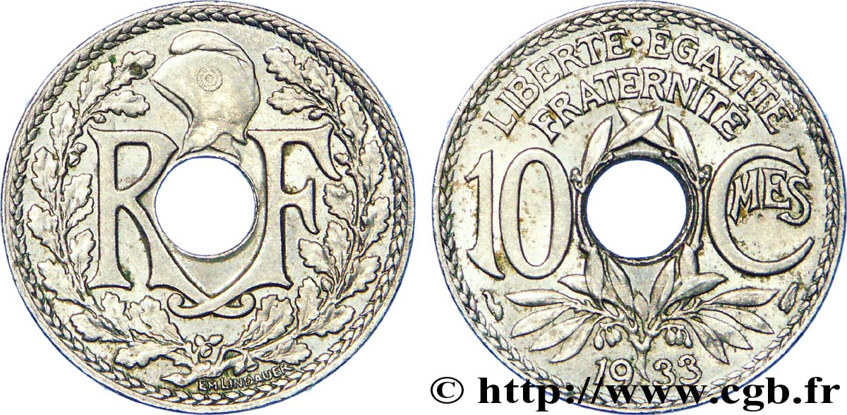 10 centimes Lindauer 1933  F.138/20 SUP 