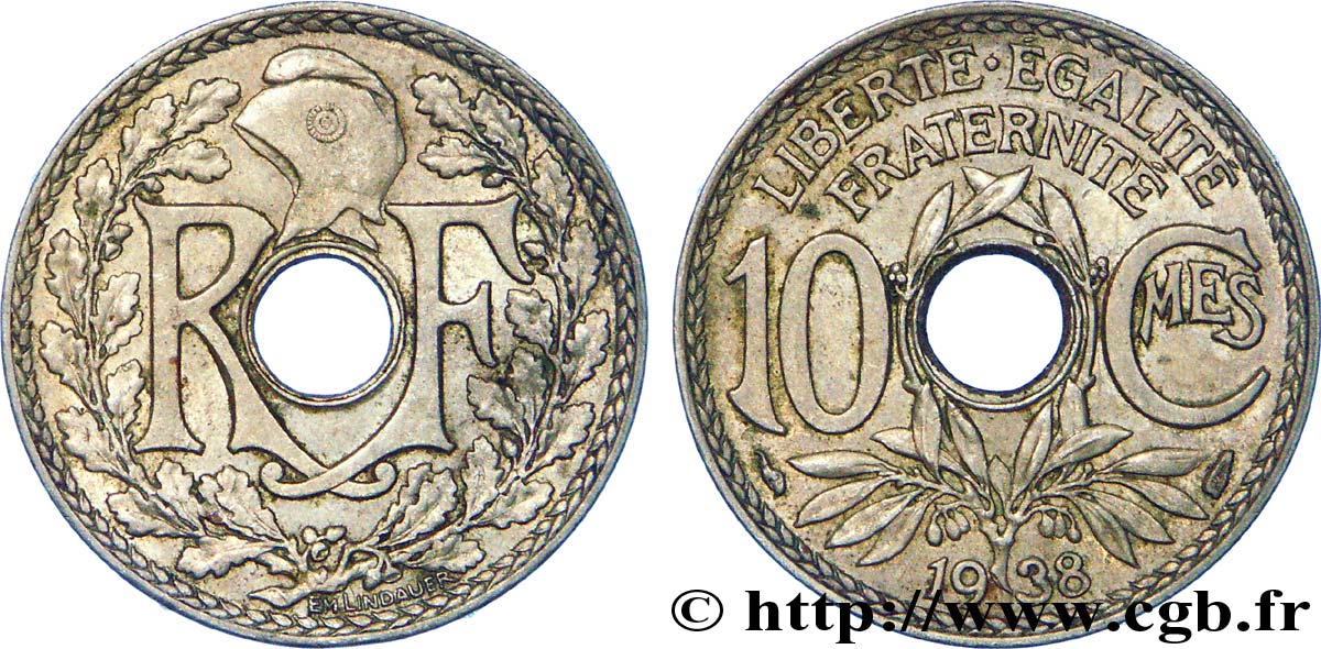 10 centimes Lindauer 1938  F.138/25 SUP 