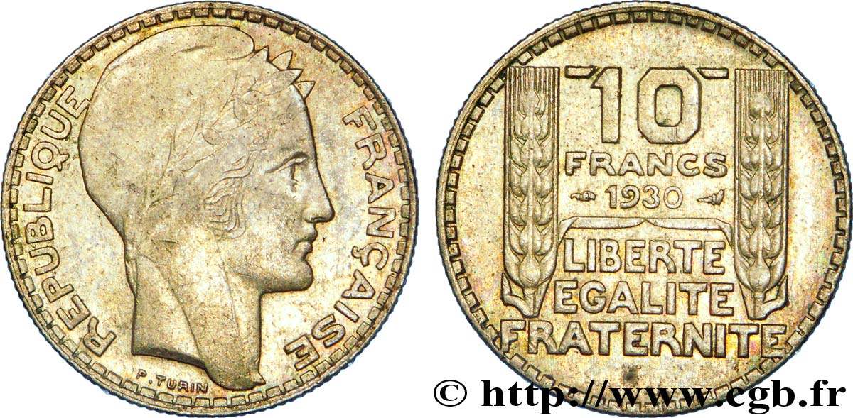 10 francs Turin 1930  F.360/3 BB 