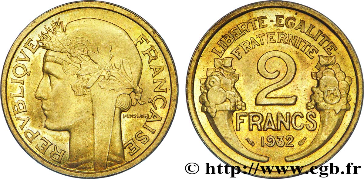 2 francs Morlon 1932  F.268/3 AU 