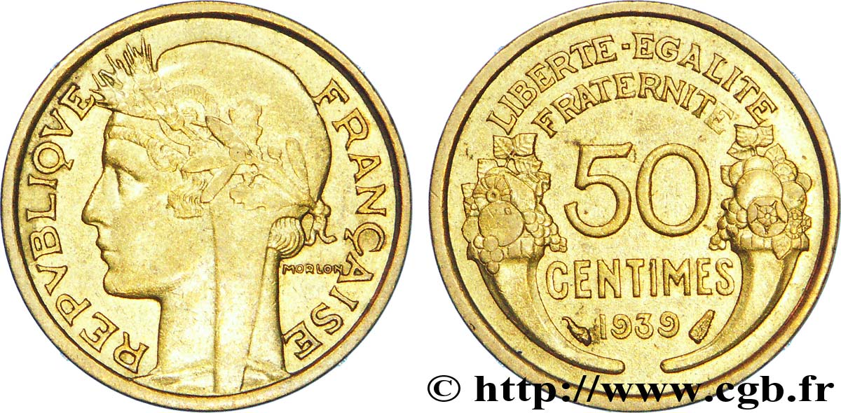 50 centimes Morlon 1939  F.192/15 XF 