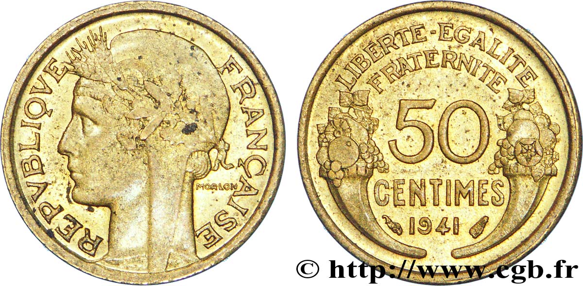 50 centimes Morlon 1941  F.192/18 EBC 
