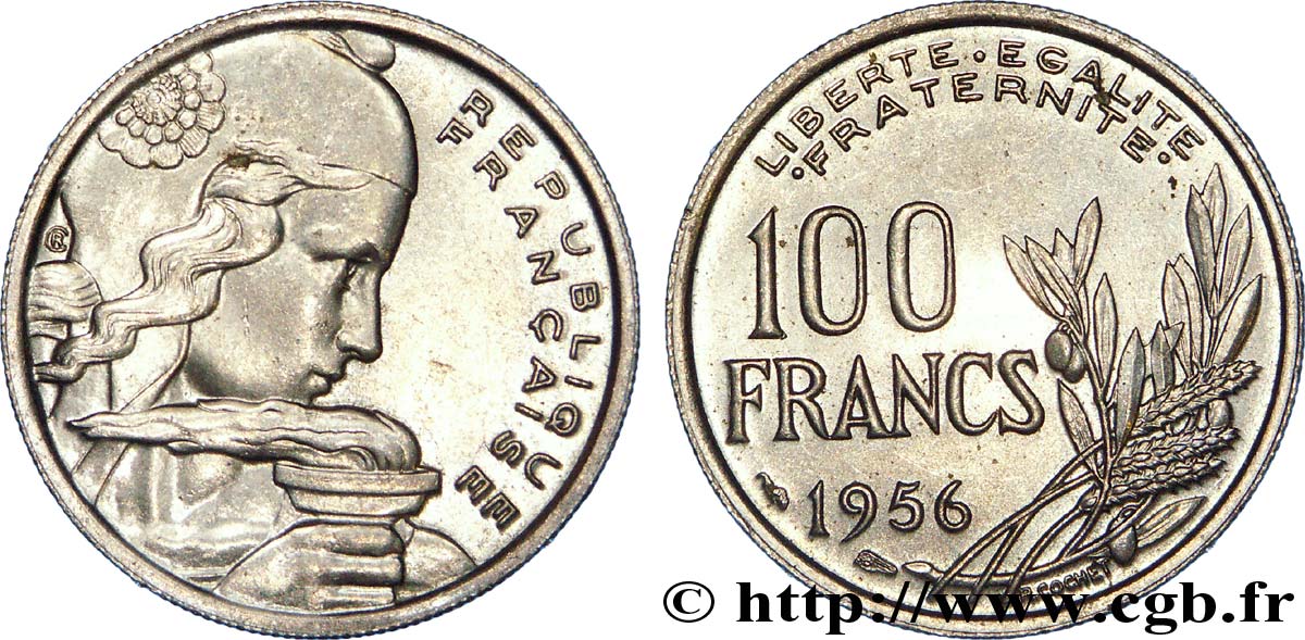 100 francs Cochet 1956  F.450/8 EBC 
