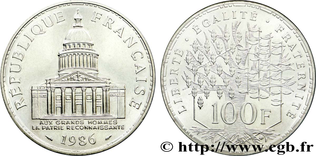 100 francs Panthéon 1986  F.451/6 MS 