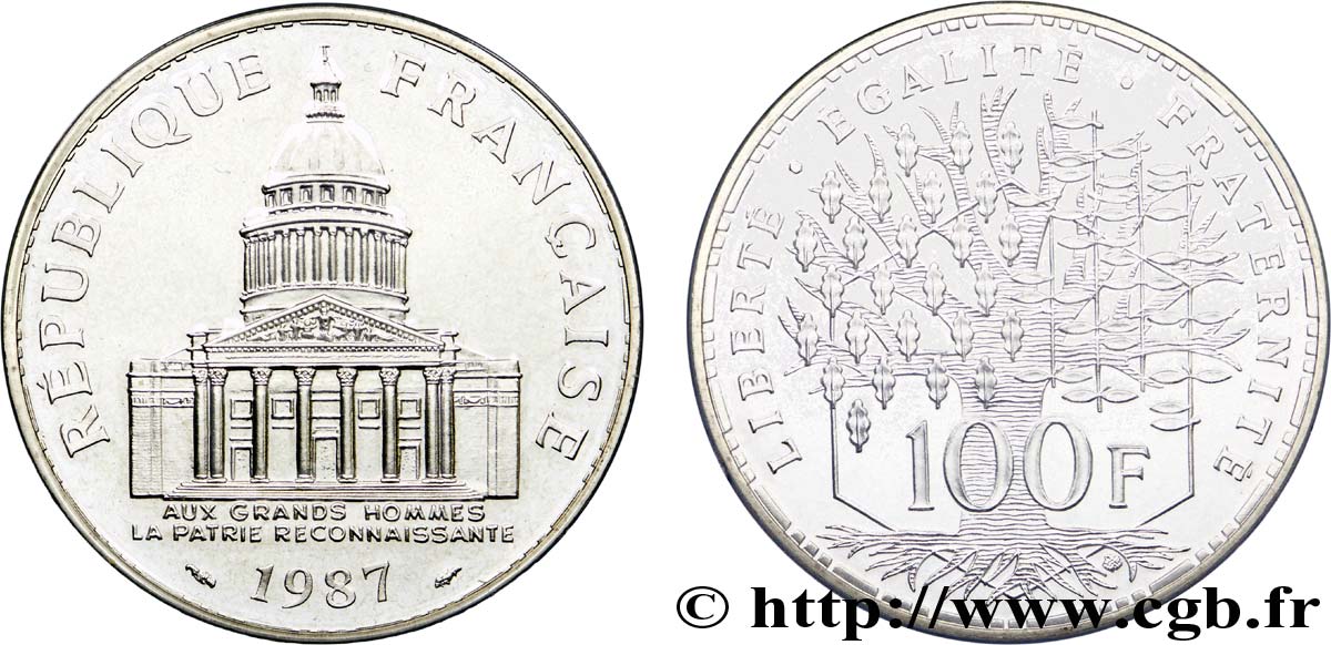 100 francs Panthéon 1987  F.451/7 MS 