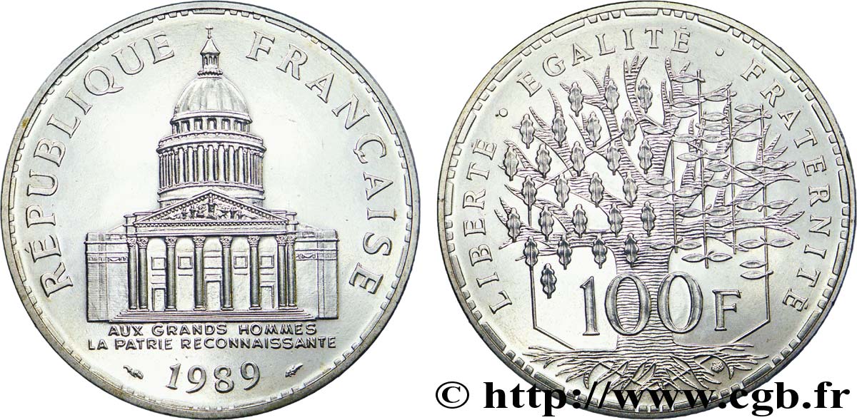 100 francs Panthéon 1989  F.451/9 SPL 