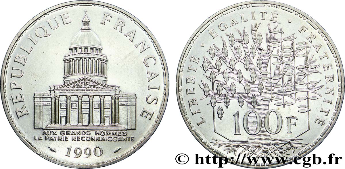 100 francs Panthéon 1990  F.451/9 AU 