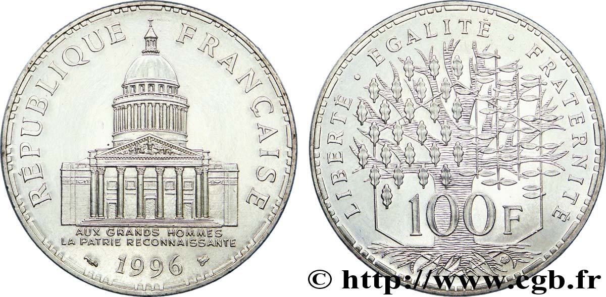 100 francs Panthéon 1996  F.451/18 SUP 