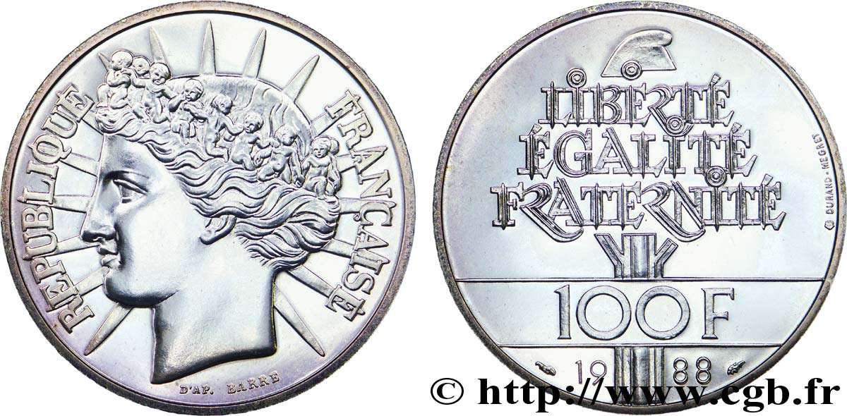 100 francs Fraternité 1988  F.456/2 MS 