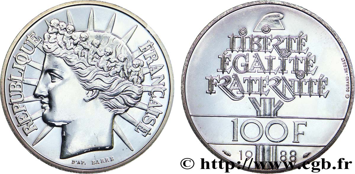 100 francs Fraternité 1988  F.456/2 SC 