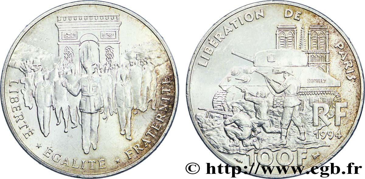 100 francs Libération de Paris 1994  F.462/2 AU 