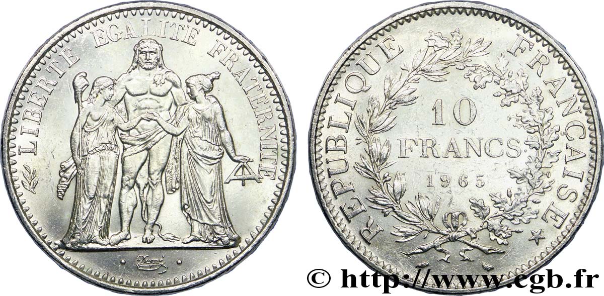 10 francs Hercule 1965  F.364/3 SPL 