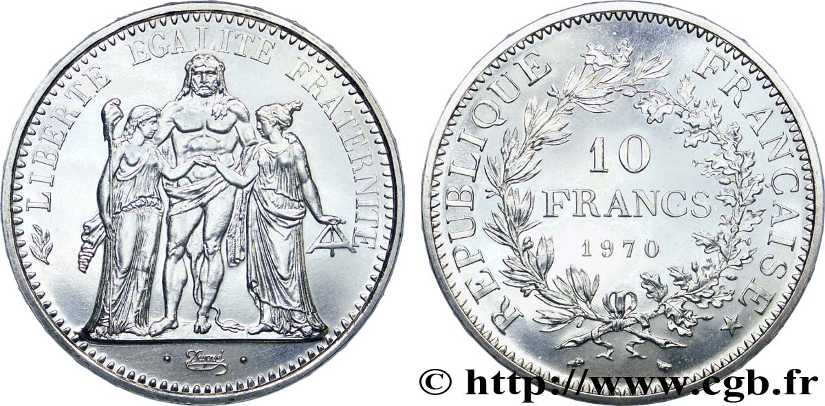 10 francs Hercule 1970  F.364/9 fST 