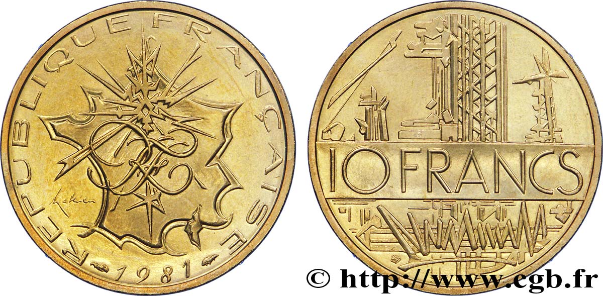 10 francs Mathieu, tranche B 1981 Pessac F.365/9 SPL 